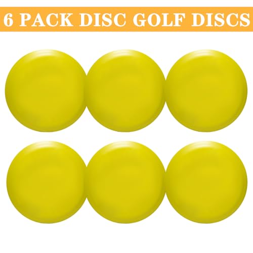 GOOSO Disc Golf Driver | Flying Golf Discs Set of 6 for Beginners – DIY Your Discs - style: Driver