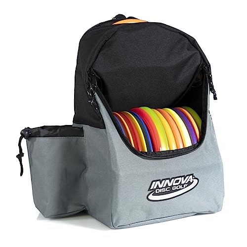 Innova Discover Pack Backpack Disc Golf Bag - color: Black / Gray