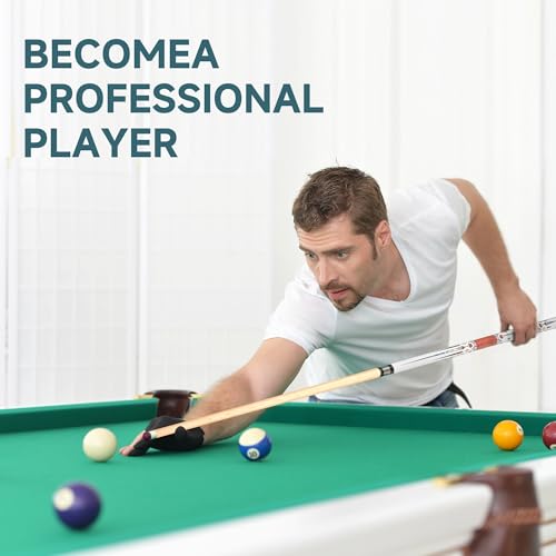 HomeSeason Pool Cue Stick 58" Billiard Cue Sticks Professional Low Deflection Pool Sticks - color: 4-Pack(18/19/20/21oz)