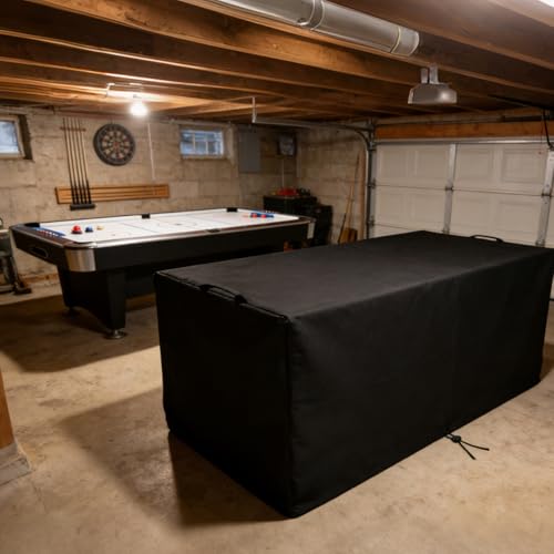 Air Hockey Table Cover Dustproof Table Top Air Hockey Cover for Home Game Room - size: 54"L x 27"W x 32"H