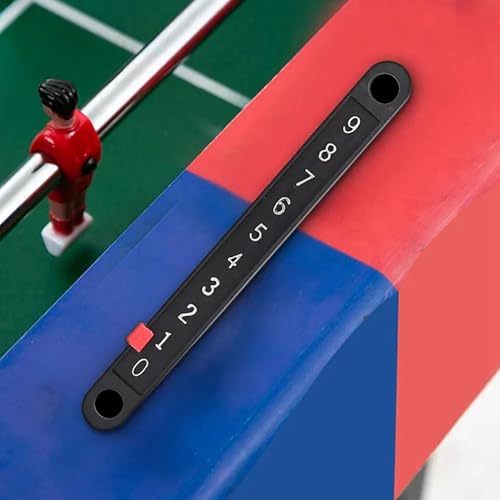 AYLIFU Scoring Board Foosball Score Counter Snooker Scorer Black 5.29×0.57inch for Standard Foosball Tables 2PCS