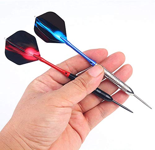 Dart Flights, 6 Styles, 30 Sets, 90 Pieces, PET Standard Accessories for Darts, Perfect Equipment for Soft/Steel Tip Darts Games (6 Styles, 30 Sets, 90 Pieces)