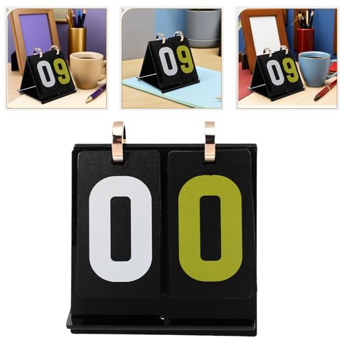 Portable Card Game Score Keeper with Manual Flip 2-Digit Display, Plastic Scoring Tool Featuring Precise Scoring and Smooth Flipping Mechanism for Tabletop Competitions and Gaming