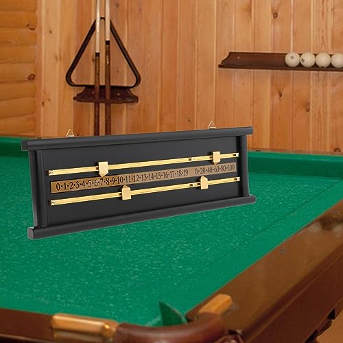 Shuffleboard Wall Mounted Scoreboard Snooker Scoreboard Counters Wooden Portable Billiard Score Keeper for Snooker Game Tabletop Games