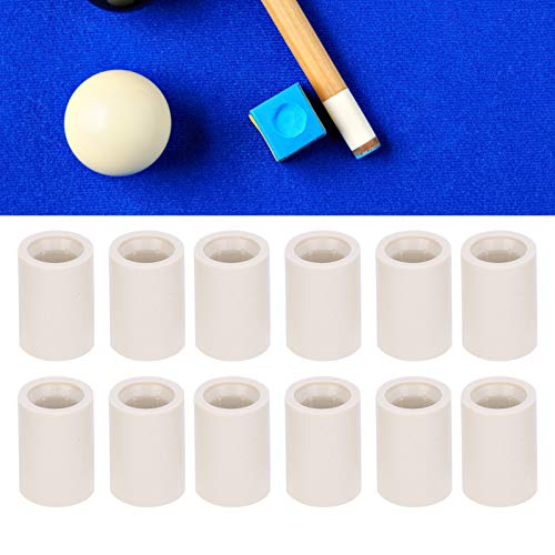 40Pcs Fiber Billiards Stick Pool Cue Ferrules Tubes Replacement Parts Repair Accessories Leisure Sports Game Room Cue Ferrule Pool Replacement Kit Stick Ferrules Kamui - size: 13MM 0.8 inches