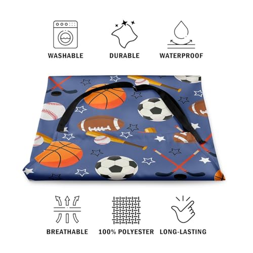 Manfei Volleyball Kids Kitchen Apron - color: Blue