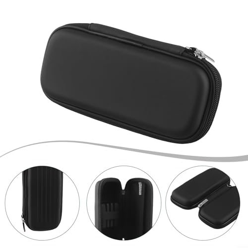For DART Accessory Holder EVA Material Double Protection Hard Case Portable Organizer for 3 Darts Shafts Flights Tips Elastic Band Travel Storage Black 18.5x8.2x5.5cm