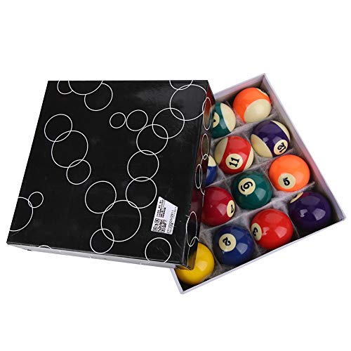 RiToEasysports Regulation Billiard Balls, 2.3in Professional Pool Ball Set Replacement for Home, Professional, Tournament, and Recreation Use