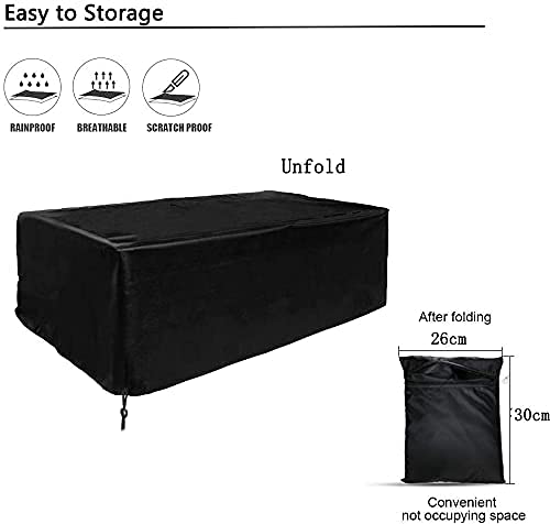 Onlyme Pool Table Cover, 7/8/9 FT Billiard Table Cover, Waterproof Dustproof Durable Table Cover for Snooker Ping Pong Tennis Table