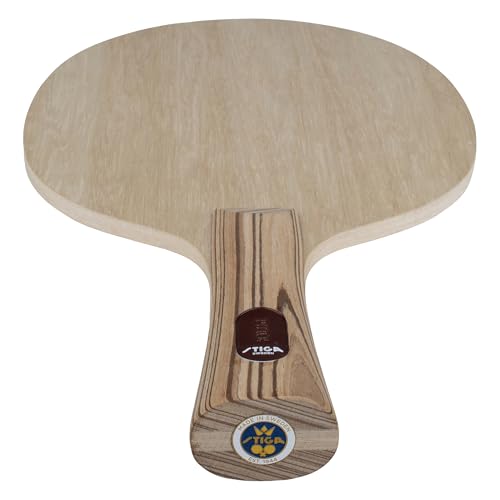 STIGA Pure Table Tennis Blade, Round Wood Blade for Experienced Advanced Offensive Players, Competition Approved - style: Pure - Master