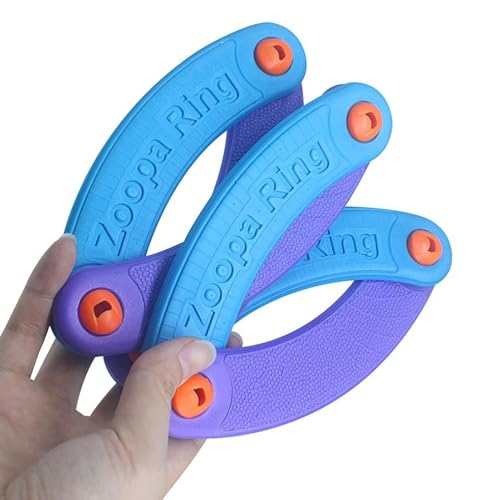 Folding Back for Kids, Random Color, High Speed Flying Ring Toy, Fun Parent Child Interaction Game, Good Turning Performance, for Kids, Preschoolers
