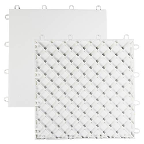 Franklin Sports Synthetic Ice Hockey Shooting Pad - Fake Ice Dryland Tiles for Shot Training Stick Handling Skills Practice - Hockey Training Equipment - 4' x 3' Feet