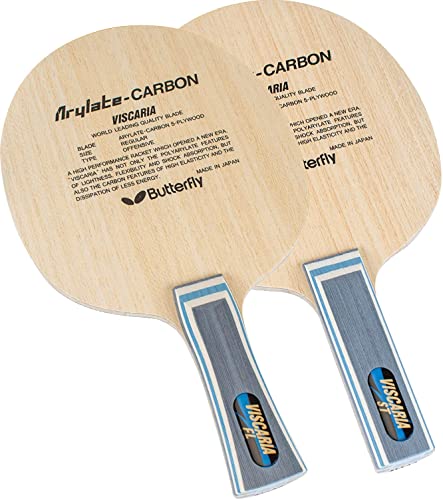 Butterfly Viscaria Table Tennis Blade - Butterfly ALC Blade - Professional Butterfly Table Tennis Blade - Available in FL, and ST handle styles - Made in Japan - style: ST Handle