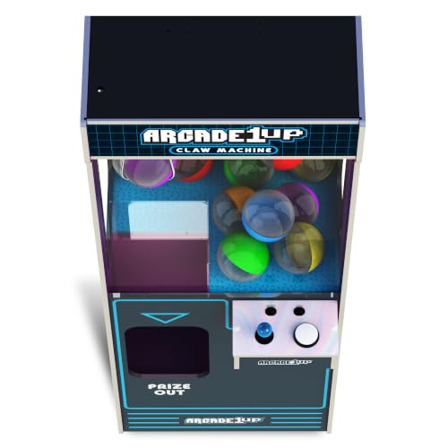 Arcade1Up Full-Size Claw Machine - Light-Up Marquee, Customizable - Perfect for Stuffed Animals, Plushies, Toys - Ultimate Arcade Game Room & Party Entertainment