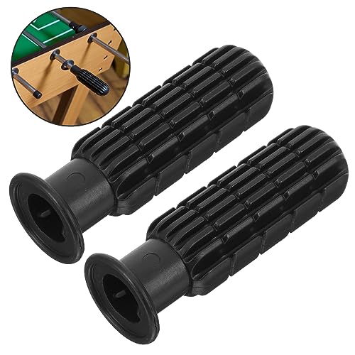 Toddmomy 1Pair Table Soccer Handles Replaceable Foosball Grip Parts Durable Skid Design for Enhanced Game Experience Compatible with Various Foosball Machines