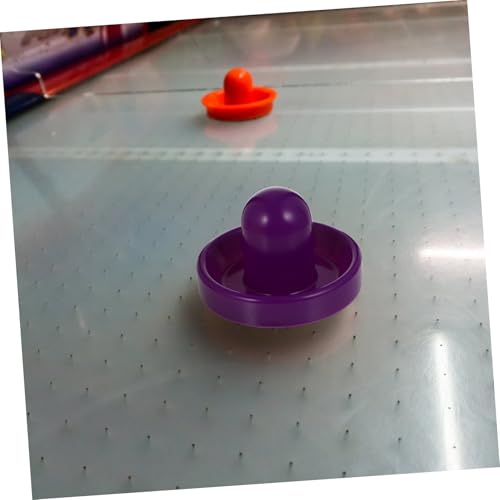 Toyvian 2sets Air Hockey Replacement Pucks and Includes Pucks and Felt Pads for Indoor Games and Boys and Girls Activities