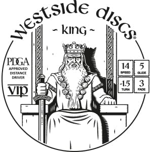 Westside Discs Origio Burst King Disc Golf Distance Driver | Overstable Disc Golf Driver | Grippy Plastic w/Burst Color | Disc Golf Drivers Maximum Distance | Frisbee Golf Driver | 170g+