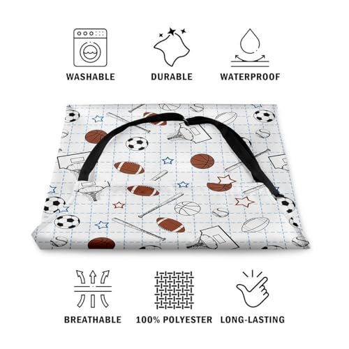 Castle Fairy Basketball Kitchen Apron - color: Sketch Football