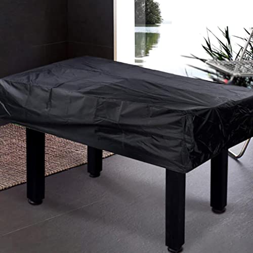 SUNSURE Black 64 x 45 x 18.8(LxWxH) inch Foosball Table Cover Soccer Table Cover Waterproof Dustproof Foosball Tables Protection Furniture Sets Cover - color: black