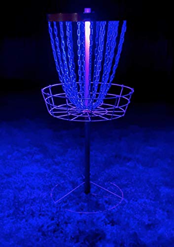 Birdi Disc Golf Beacon -2Pack - Magnetic LED Disc Golf Basket Lights-Remote Controlled-Waterproof-Multi Colored-Glow Disc Golf-Night Disc Golf