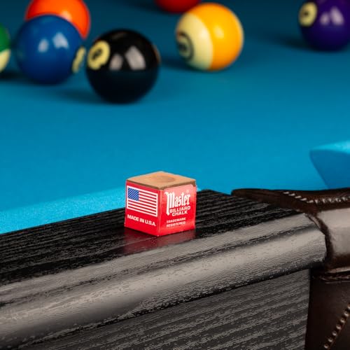 Master Billiard/Pool Cue Chalk Box, 12 Cubes - color: Brown