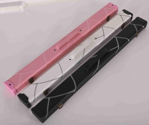 Expert Billiard Pool Cue Stick Hard case,Billiard Carrying Case Holds 1 Complete 2-Piece 58 Inches Cue Sticks(1 Butt/1 Shaft),Two Color Available - color: Black-a