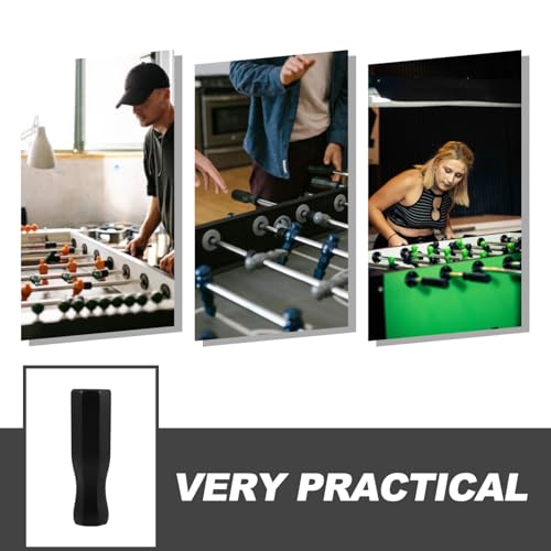 Abaodam Foosball Table Replacement Parts Brown Wooden Foosball Table Parts Table Replacements Table Football - color: Black
