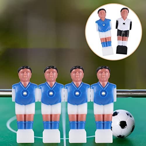 SEWACC 10cs Foosball Men Replacement Foosball Player Figurine Foosball Accessories Soccer Table Parts