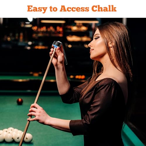 Beer City Billiards Pro Series Circle Pool Chalk Holder - for Use with TAOM Pyro or TAOM V10 Chalk - style: Circle w/TAOM Pyro Chalk