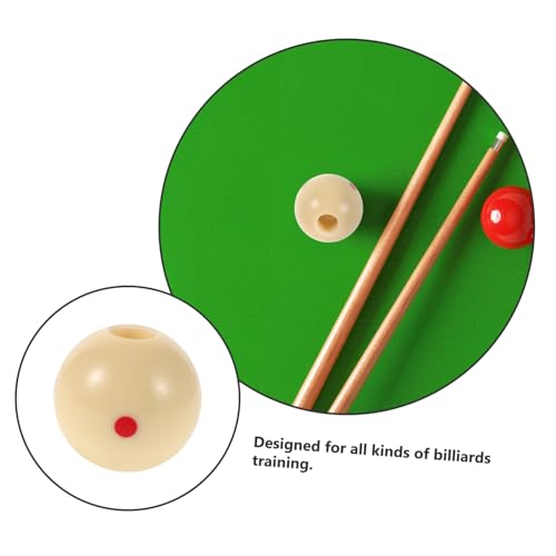 Snooker Cue Training Ball Dots Billiard Stroke Trainer Cue Ball Training Aid for Billiards Practice Lightweight Black