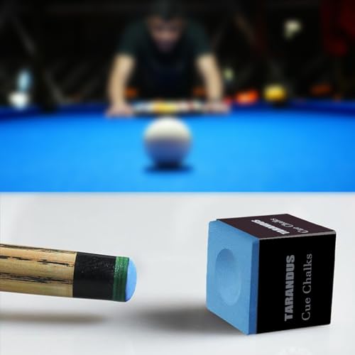 Billiard Cue Chalk, 12-Pack of Pool Cue Chalks, Billiard Pool Table Accessories for Home/Tournament Use (4 Colors Pool Chalk Available)