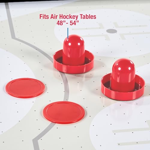 MD Sports Air Hockey Table with Arcade Electronic Scorer, Perfect for Family Game Rooms - style: Small Table Puck Set