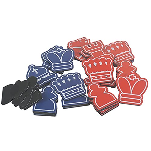 GeRRiT Giant Chess Set Outdoor Games for Family Lawn Games,Round Shape Magnetic Chess Pieces Only & Cloth Chess Board Portable International Chess Gifts