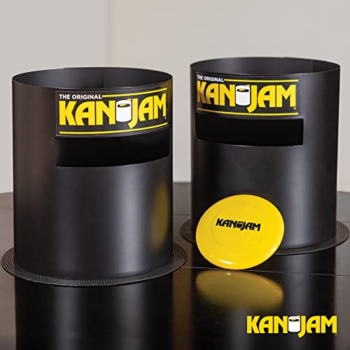 Kan Jam Mini - The Original Backyard Outdoor Game now in a Smaller Indoor Size - Complete with 2 Targets and 1 Mini Disc