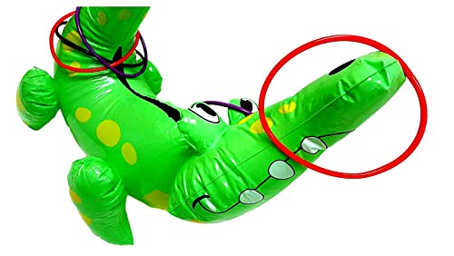 Enterprises Inflatable Alligator Ring Toss Game, 22" Inches