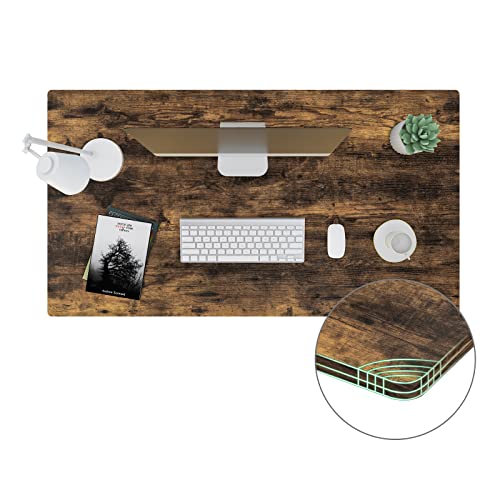SANODESK Universal Tabletop 48"x24"x1" Thickness One-Piece Table Top Rectangular Particle Board for Standing Desk and Home Office Countertop DIY,Rustic Brown Desk Top - color: Rustic Brown, size: 48*24*1 Inch
