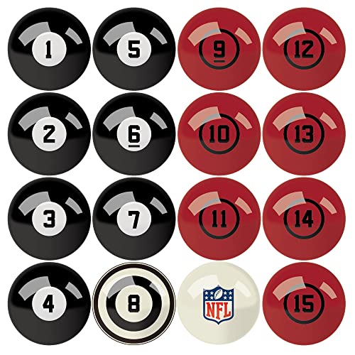 Imperial NFL Billiard Ball Set with Numbers - color: Tampa Bay Buccaneers, No Color