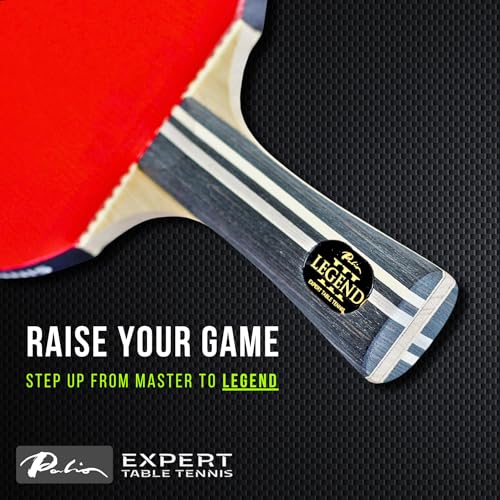 Palio Legend 3.0 Table Tennis Racket & Case | ITTF-Approved Advanced Ping Pong Paddle | Maximum Power, Speed & Spin - style: Set of 2 Rackets