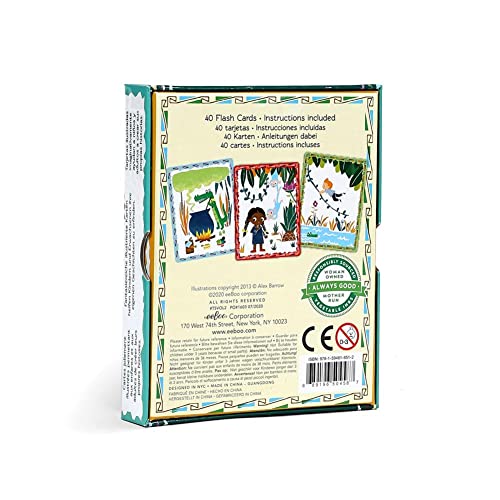 eeBoo: Volcano Island Create a Story Pre-Literacy Cards, 36 Cards with Colorful Characters, Encourages Imagination, for Ages 3 and up - style: Create a Story