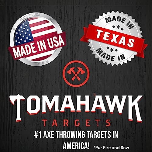 Leaning Axe and Knife Throwing Target - Tomahawk Targets