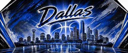 PartyLife 2-Player Basketball Arcade Game w/Optional LED Lights | Electronic Scoring | 5 Balls, 1 Pump, 8 Games | Folding Design | Heavy-Duty Steel Frame - Choose Your Model - color: DALLAS, style: w/ LED Lights