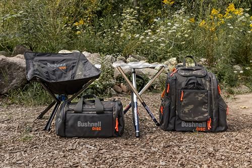 Bushnell Disc Golf Spectator Chair with Carrying Strap and Bag, Black