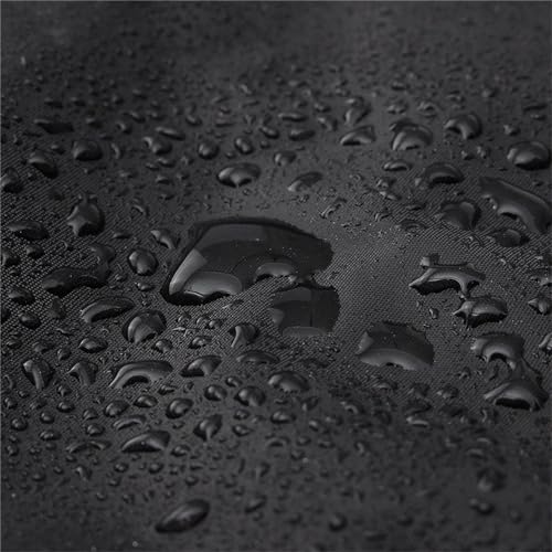 Table Tennis Cover, Indoor Waterproof Dustproof Sunscreen Ping Pong Table Cover Fits Folding Tables All Weather Protection 5.4*2.3*6.1ft(Black)