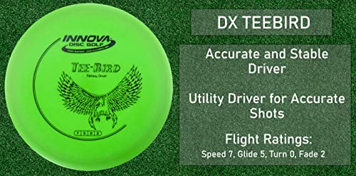 Innova Disc Golf Starter Set –Colors May Vary 160-180g – Includes Putter, Mid Range, 2X Fairway Drivers, Distance Driver, Mini Marker Beginner Disc Golf Set