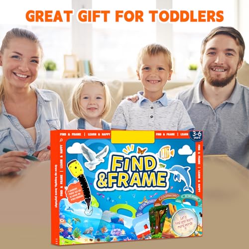 Search and Find Books for Kids 3-5, Reusable Preschool Learning Activities, Perfect Road Trip Car Airplane Games, Educational Toys, Busy Books for 3 4 5 6 Year Old Boys Girl Christmas Birthday Gifts - style: Search and Find Animals