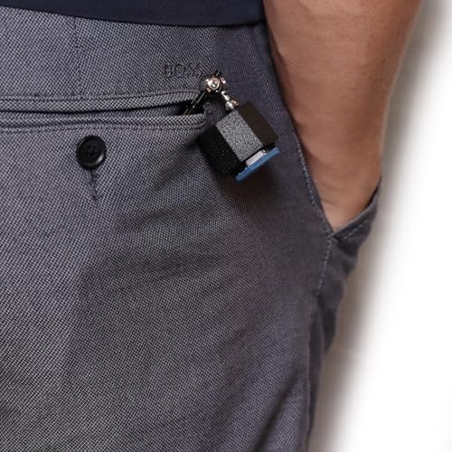 OKKO Octagon Bullet Billiard Pool Cue Chalk Pocket Holder Black - Fits Predator Chalk