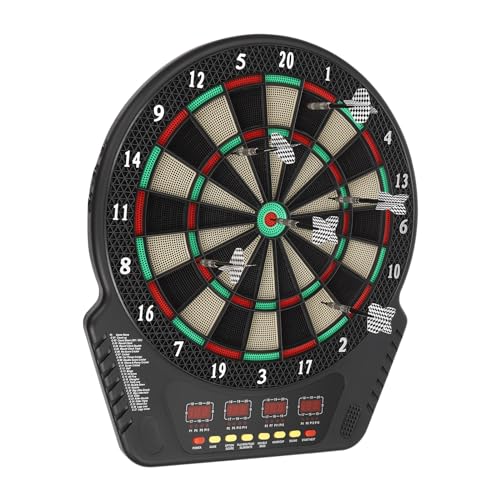 Electronic Dart Board, Innovative Dart Machine with 6 Soft Tip Darts, 27 Game Modes & LED Display for Home or Game Room