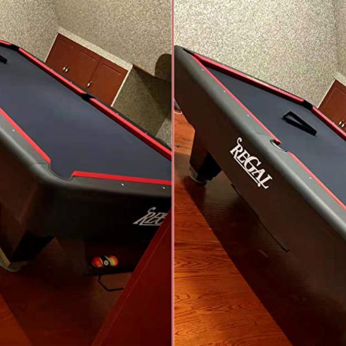 300 Pool Table Cloth Set 9 ft - color: Black, size: 8ft