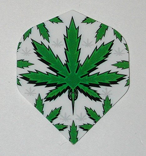 US Darts - 5 Sets (15 Flights) Marijuana Weed Dope Standard Dart Flights