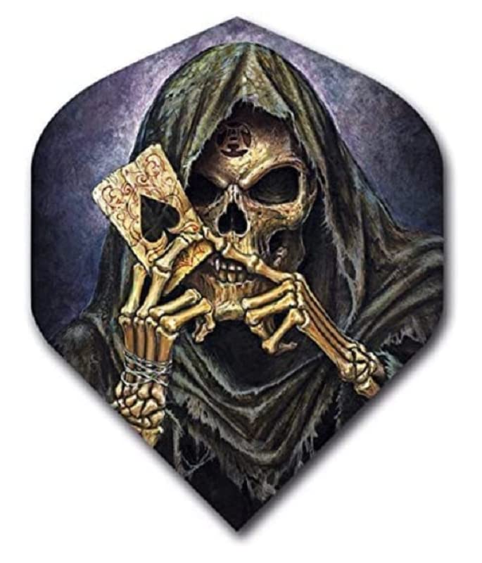 US Darts 3 Sets (9 Flights) Alchemy Grim Reaper Standard Dart Flights - 100 Micron Ex-Tough